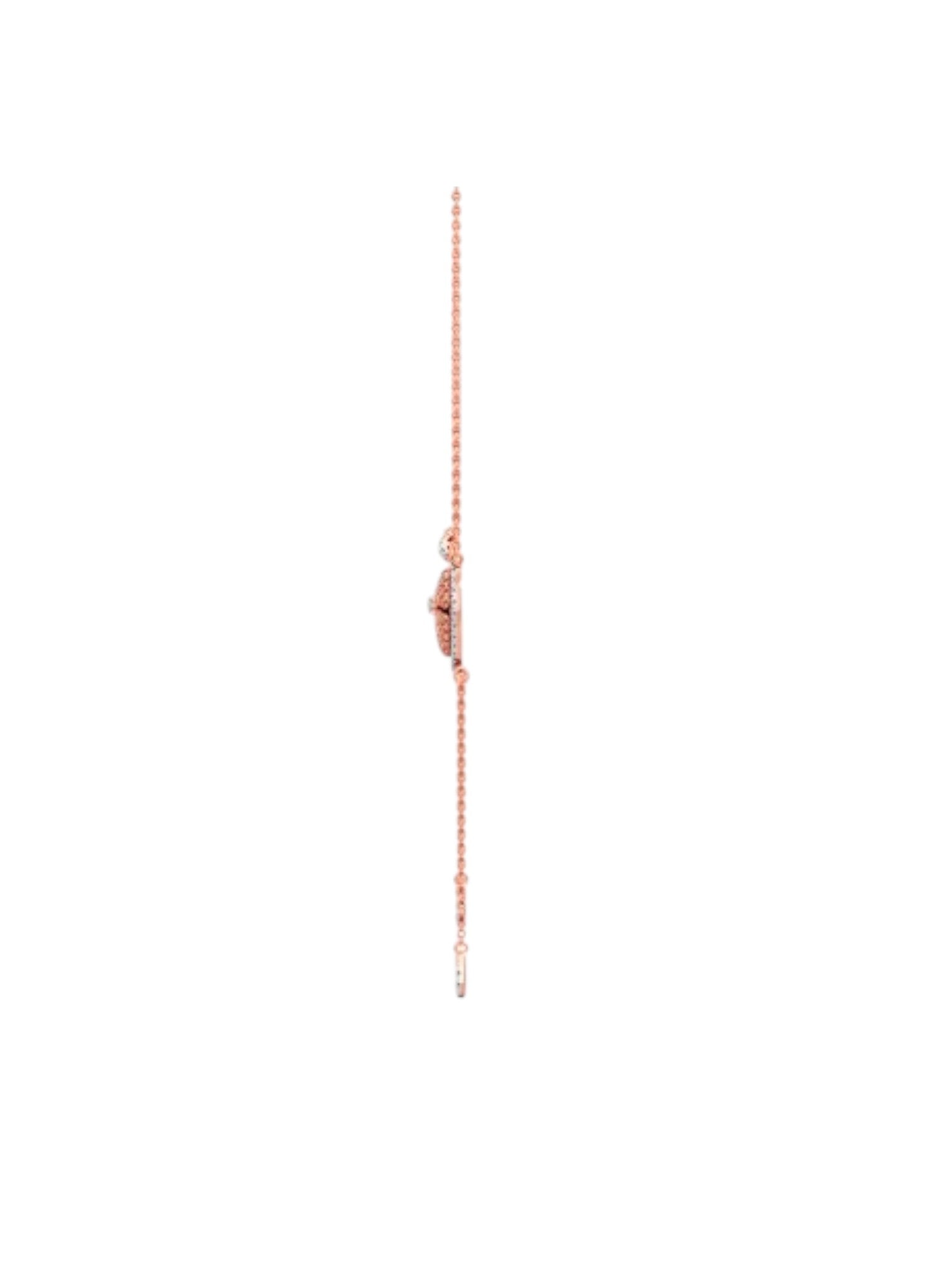 Stylish Half Cut Orange Design In 925 Sterling Silver Gold Plated Pendant With Chain For Women By Kesardeep